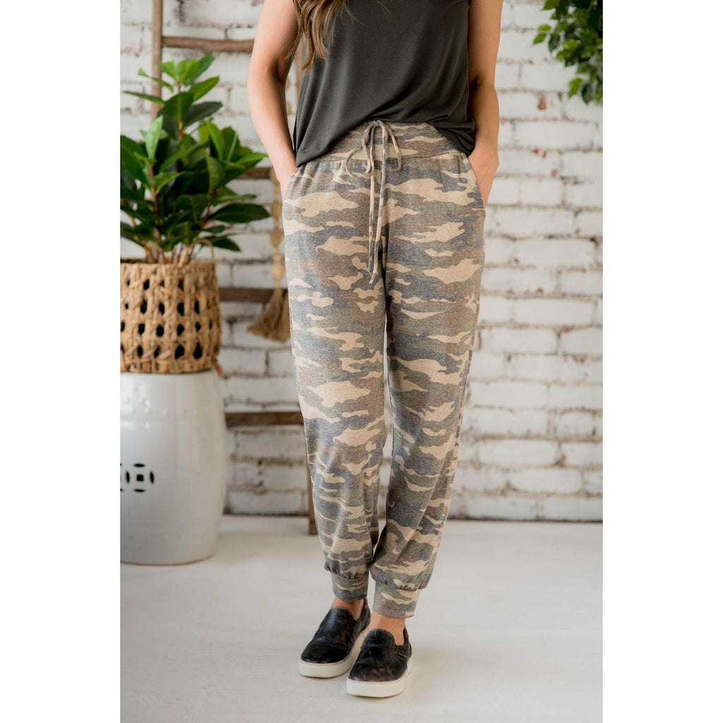 Comfy Camo Lounge Pants - Betsey's Boutique Shop