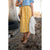 Mustard Vertical Striped Skirt - Betsey's Boutique Shop