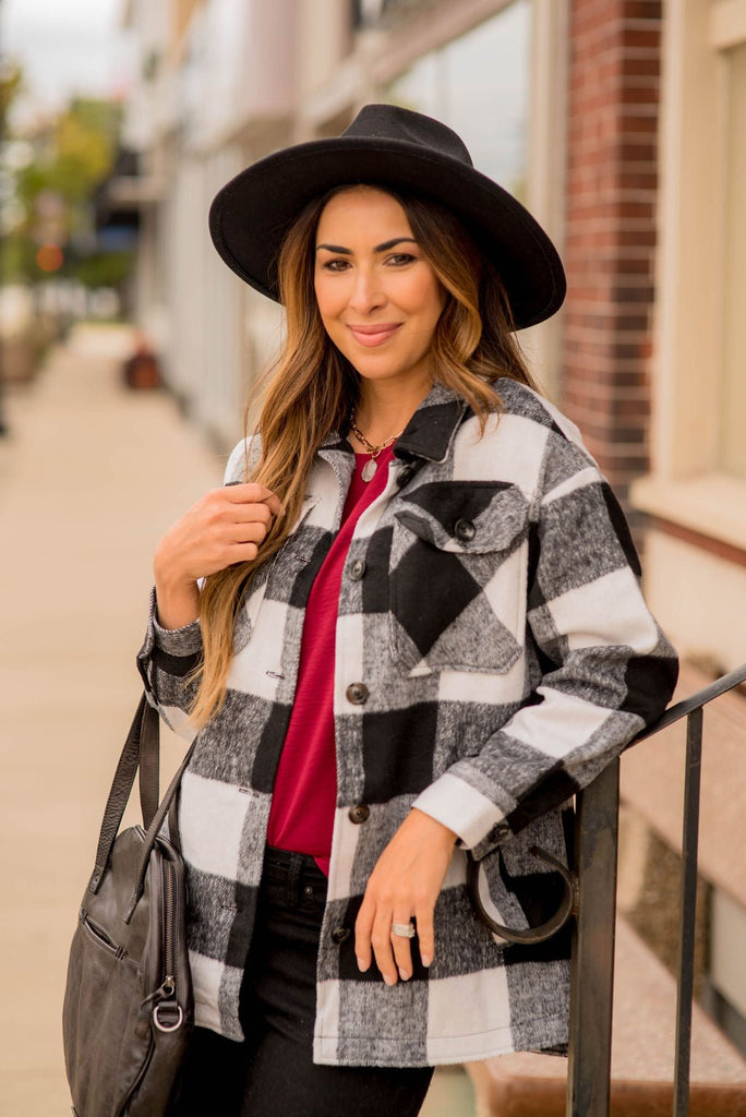 Buffalo Check Shacket - Betsey's Boutique Shop