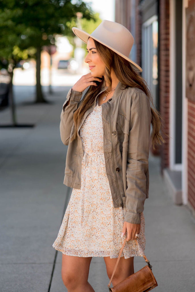 Everyday Button Accent Jacket - Betsey's Boutique Shop