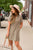 Cuffed Sleeve V-Neck Shirt Dress - Betsey's Boutique Shop - Dresses