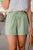 Bead Accented Drawstring Shorts - Betsey's Boutique Shop -
