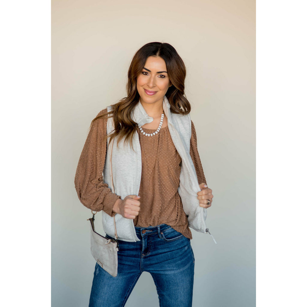 Heathered Vest - Betsey's Boutique Shop