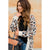 So Soft Solid Trimmed Leopard Cardigan - Betsey's Boutique Shop - Coats & Jackets