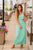 Lined Diamonds Thin Strapped Maxi Dress - Betsey's Boutique Shop -