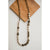Bel Koz Mixed Charcoal Squared Single Clay Necklace - Betsey's Boutique Shop