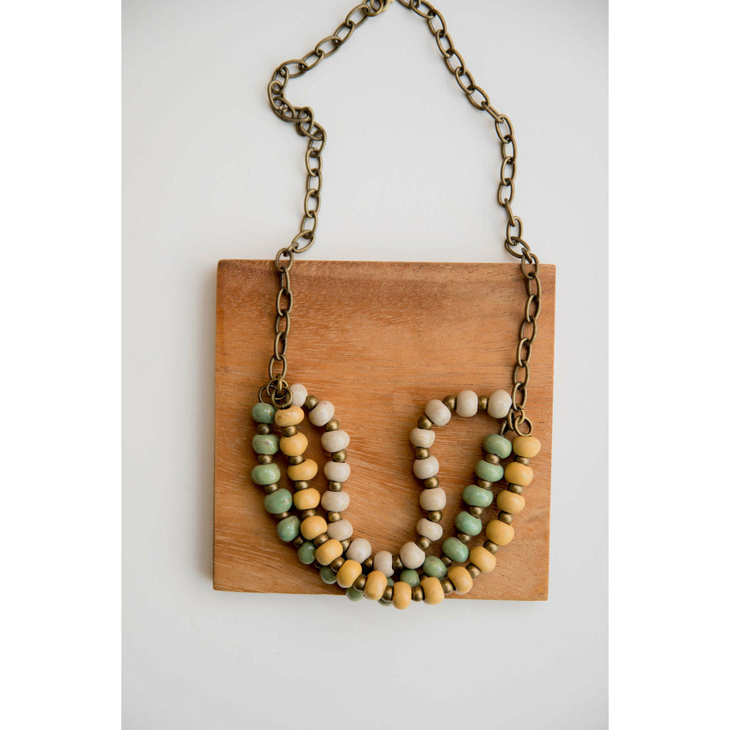 Bel Koz Mixed Triple Twist Clay Necklace - Betsey's Boutique Shop - Necklaces