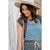 Striped Solid Sleeve Tee - Betsey's Boutique Shop - Shirts & Tops