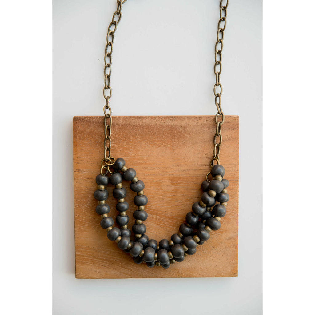 Bel Koz Triple Twist Clay Necklace - Betsey's Boutique Shop