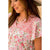 Mixed Blossoms Flutter Sleeve Blouse - Betsey's Boutique Shop - Shirts & Tops