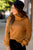 Side Slit Knit Cowl Neck Sweater - Betsey's Boutique Shop - Outerwear