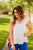 Ruched Trim Babydoll Tank - Betsey's Boutique Shop -