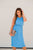 Spotted Halter Tank Midi Dress - Betsey's Boutique Shop -