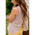 Crossed Open Back Striped Tank - Betsey's Boutique Shop - Shirts & Tops