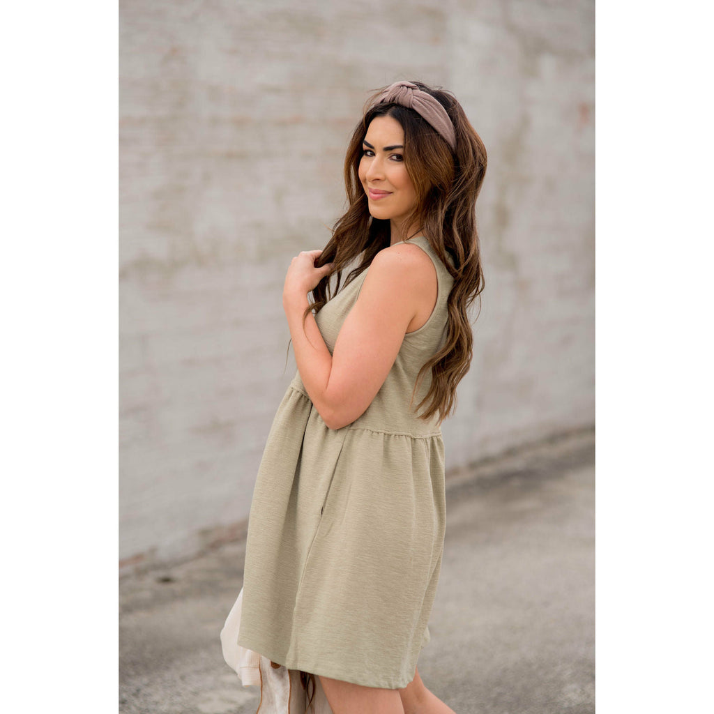 Slub Tank Dress - Betsey's Boutique Shop