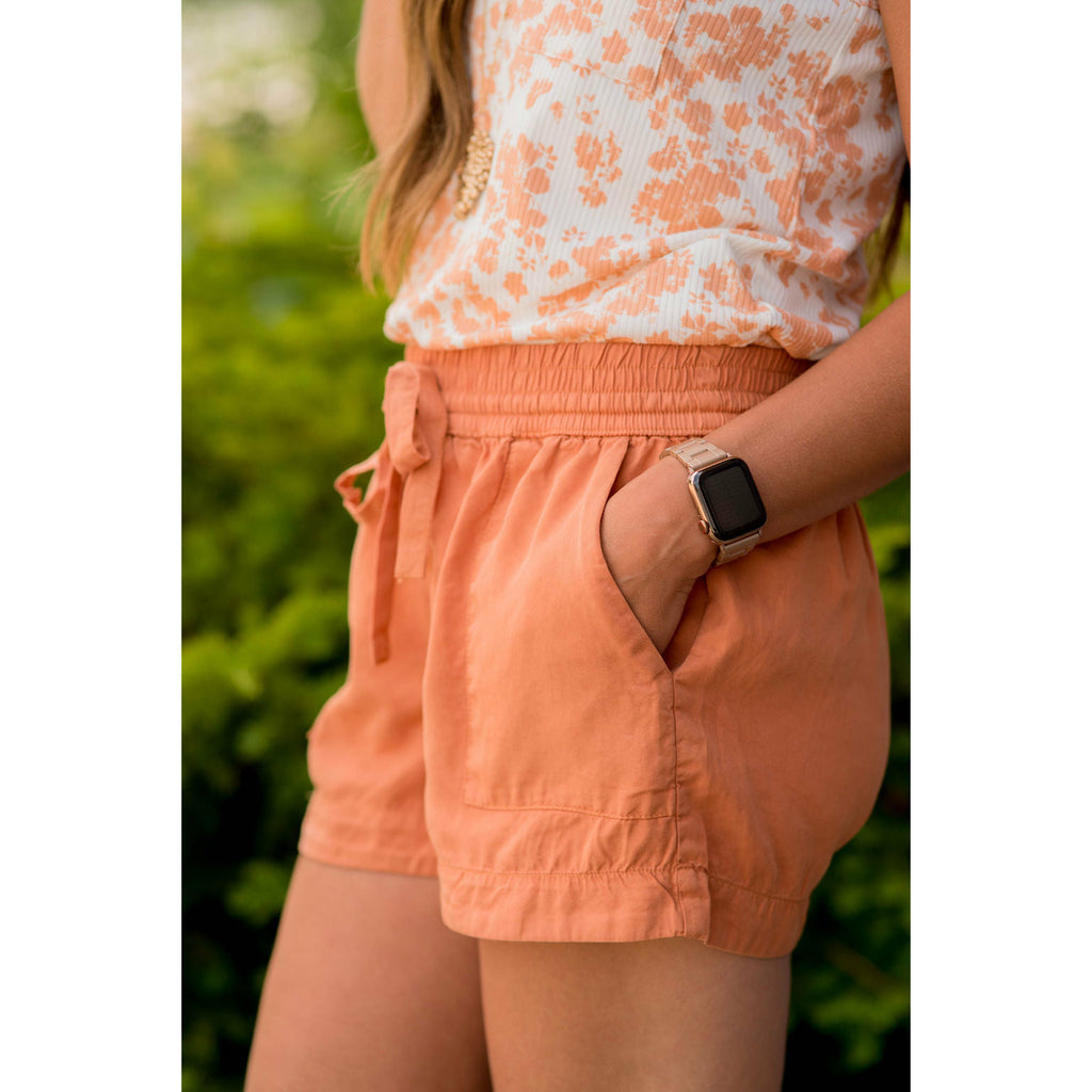 Simple Drawstring Shorts - Betsey's Boutique Shop