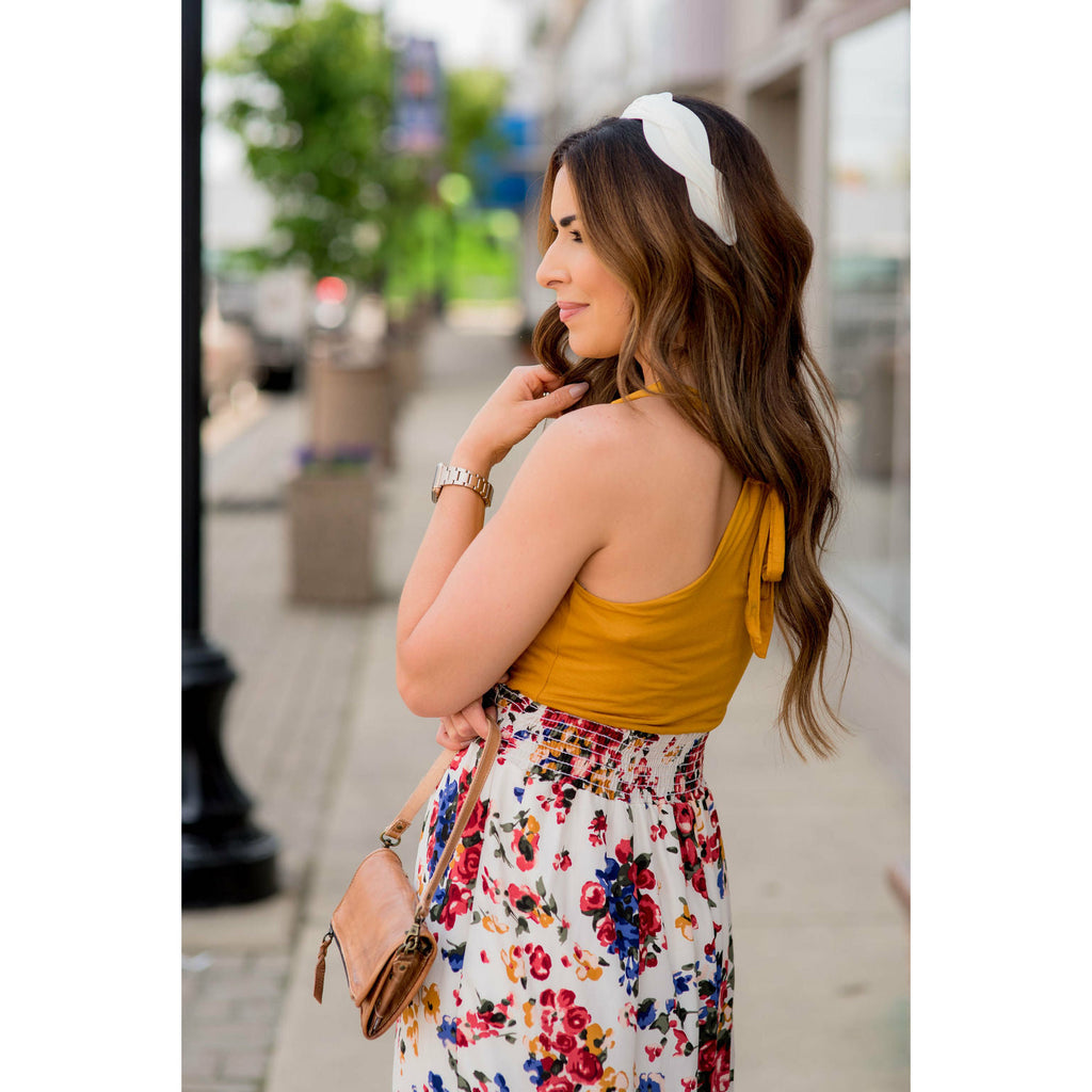 Floral Bottom Maxi - Betsey's Boutique Shop