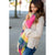 Fuzzy Wonders Multi Colored Scarf - Betsey's Boutique Shop