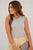 Simple Ribbed Accented Tank - Betsey's Boutique Shop -