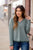 Solid Trimmed Mid Seam Sweatshirt - Betsey's Boutique Shop -