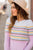 Muted Multi Striped Sweater Tee - Betsey's Boutique Shop -