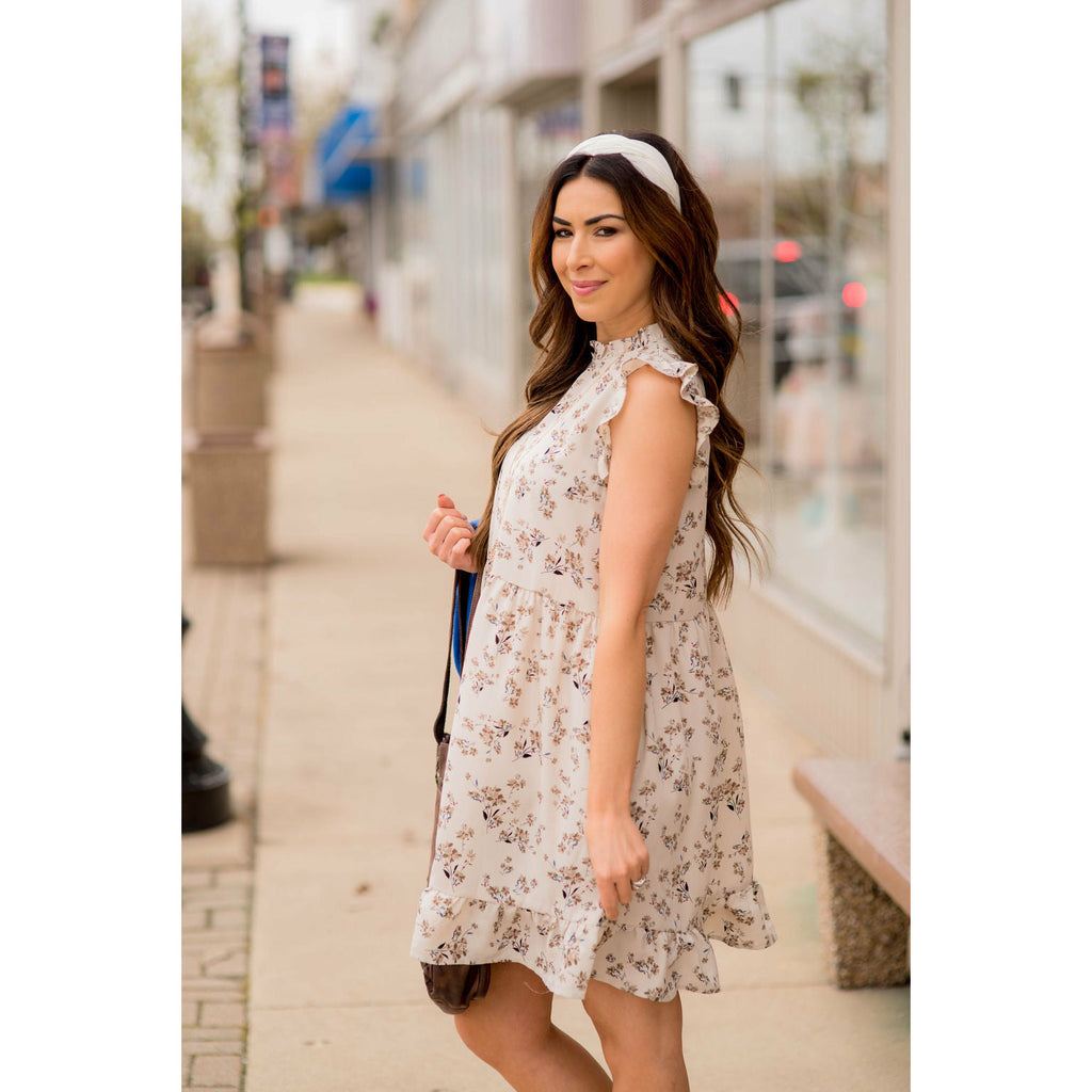 Floating Floral Tank Dress - Betsey's Boutique Shop