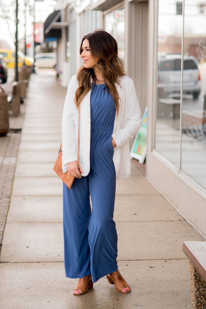 Simple Tank Jumpsuit - Betsey's Boutique Shop -