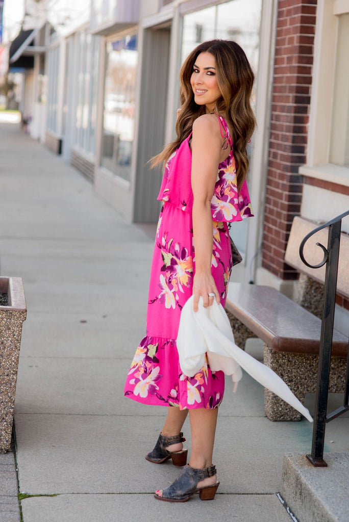 Weekend Getaway Midi Dress - Betsey's Boutique Shop -