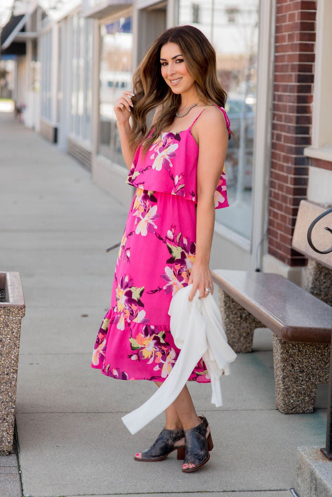 Weekend Getaway Midi Dress - Betsey's Boutique Shop -