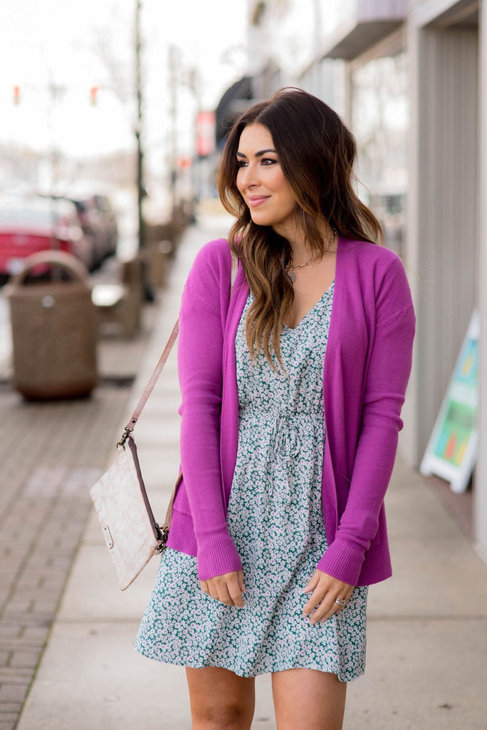 Daisy Tie Accents Short Sleeve Dress - Betsey's Boutique Shop