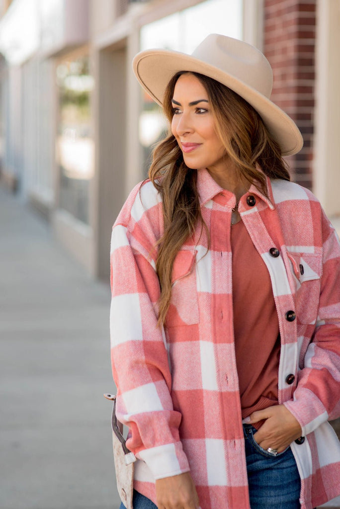 Bold Plaid Shacket - Betsey's Boutique Shop