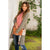Olive Floral Trimmed Tunic Cardigan - Betsey's Boutique Shop - Coats & Jackets