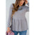 Solid Peplum Sweatshirt - Betsey's Boutique Shop - Shirts & Tops