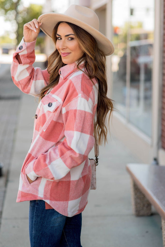 Bold Plaid Shacket - Betsey's Boutique Shop