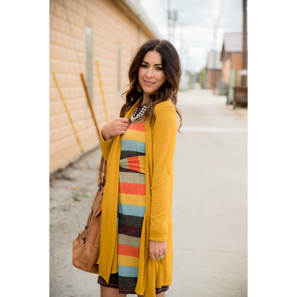 Basic Tunic Cardigan - Betsey's Boutique Shop - Coats & Jackets