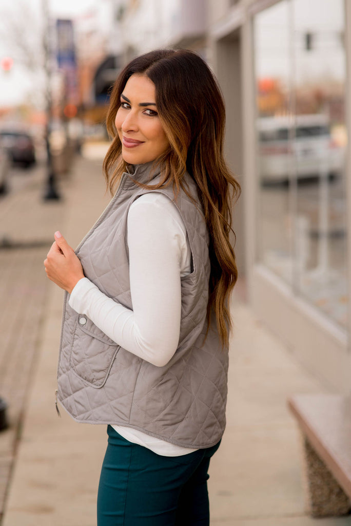 Matte Puffer Vest - Betsey's Boutique Shop