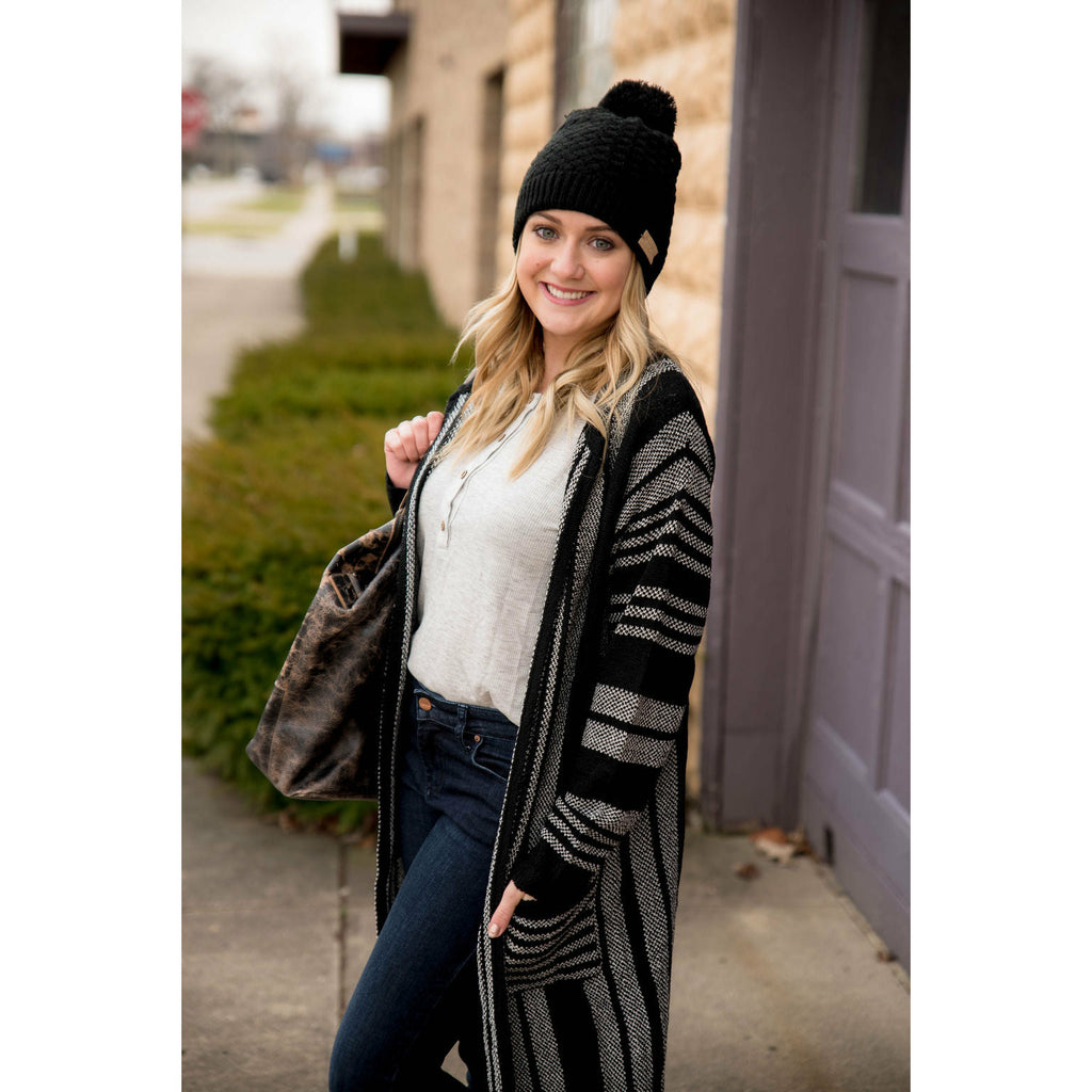 Mixed Stripes Cardigan - Betsey's Boutique Shop