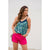 Thin Strapped Lace Edged Floral Tank - Betsey's Boutique Shop