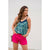 Thin Strapped Lace Edged Floral Tank - Betsey's Boutique Shop