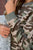 Camo Raw Stitched Accented Sweatshirt - Betsey's Boutique Shop -