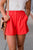 Cuffed High-Waisted Cinched Shorts - Betsey's Boutique Shop -