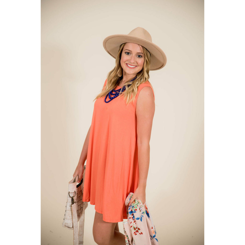 Sleeveless Swing Tunic - Betsey's Boutique Shop - Shirts & Tops