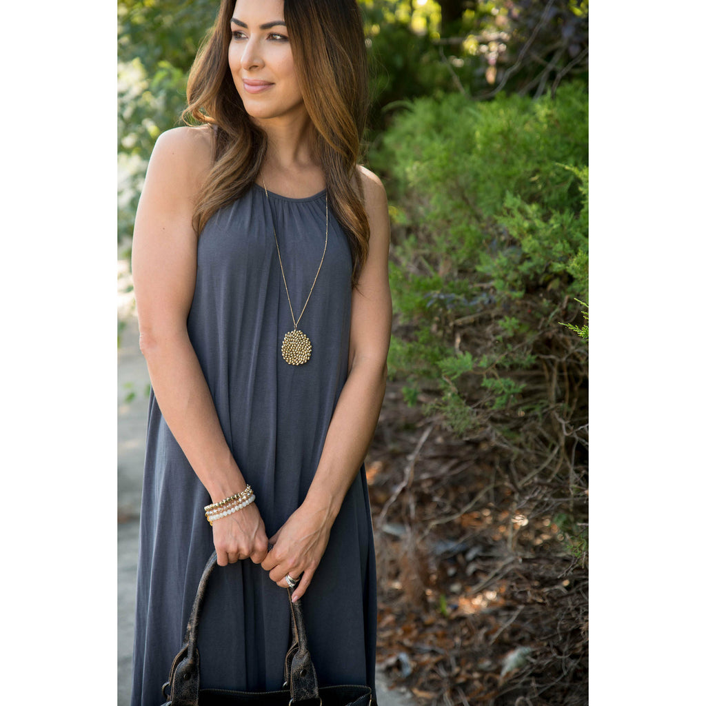 Slate Basic Maxi - Betsey's Boutique Shop