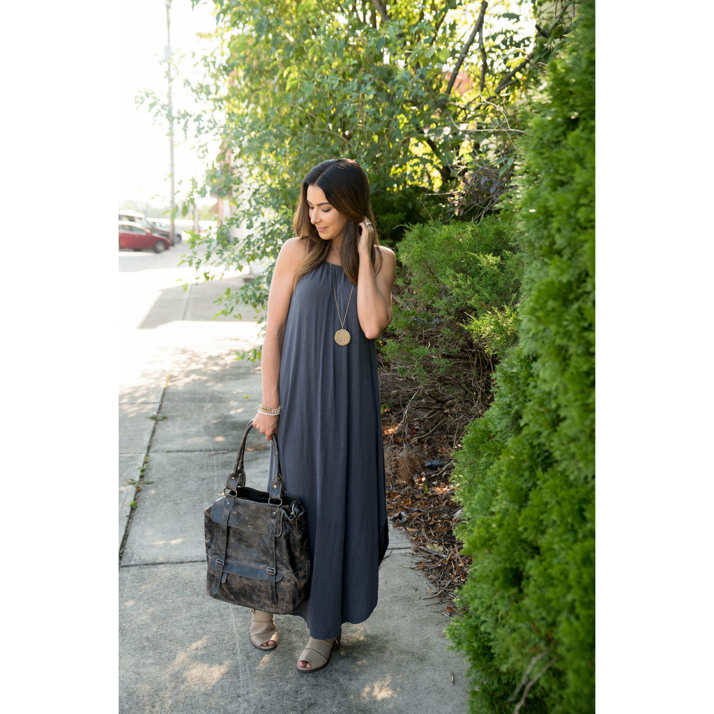 Slate Basic Maxi - Betsey's Boutique Shop