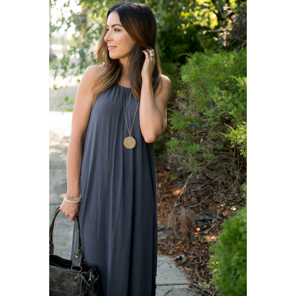 Slate Basic Maxi - Betsey's Boutique Shop