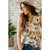 Floral Ruffle Tank - Betsey's Boutique Shop - Shirts & Tops