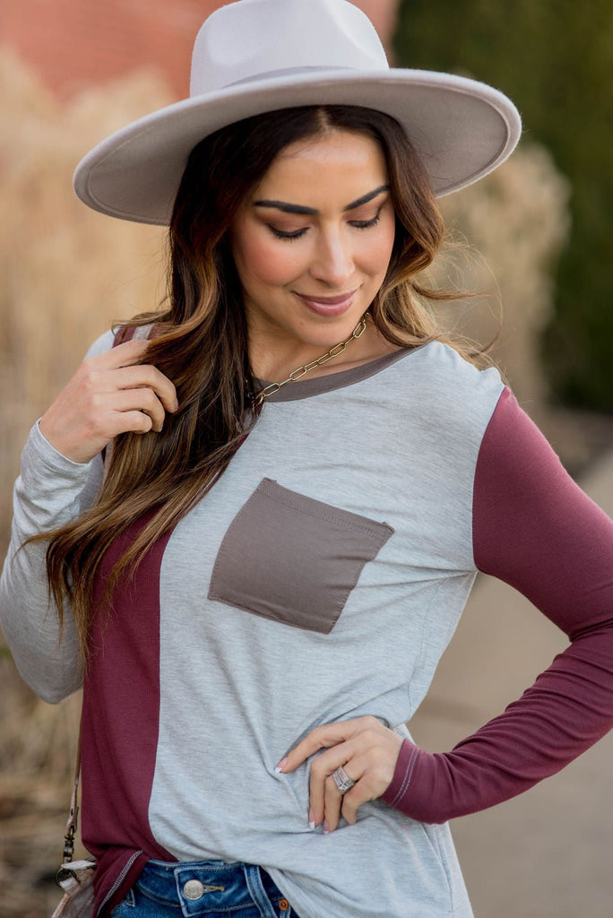 Sassy Split Pocket Tee - Betsey's Boutique Shop