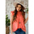 Smocked Cinch Neck Ruffle Shoulder Tank