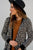 Mini Leopard Solid Trim Tunic Cardigan - Betsey's Boutique Shop - Coats & Jackets