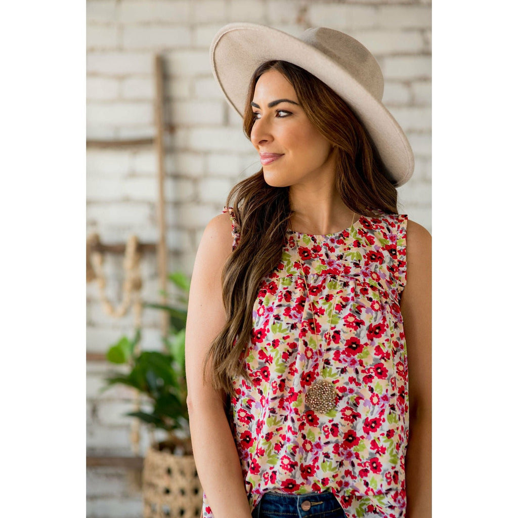 Bright Blossom Tank - Betsey's Boutique Shop